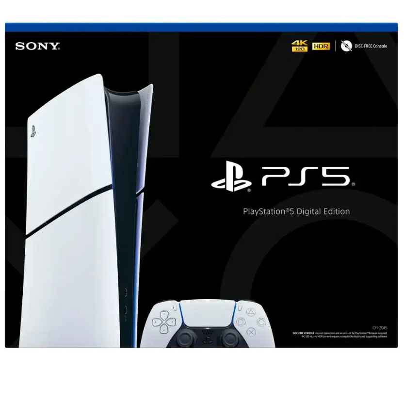 PlayStation 5 Digital Edition Console, White