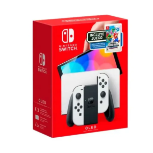 Nintendo Switch OLED + Super Mario Bros Wonder, White