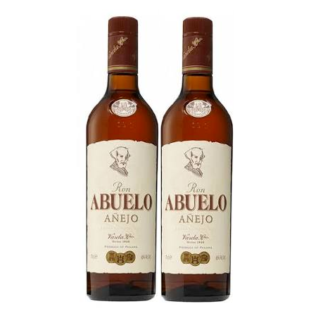 Ron Abuelo Añejo Rum Twin Pack, 2 x 750ml