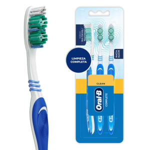 Oral-B Clean Complete Soft Toothbrushes, 3-pack