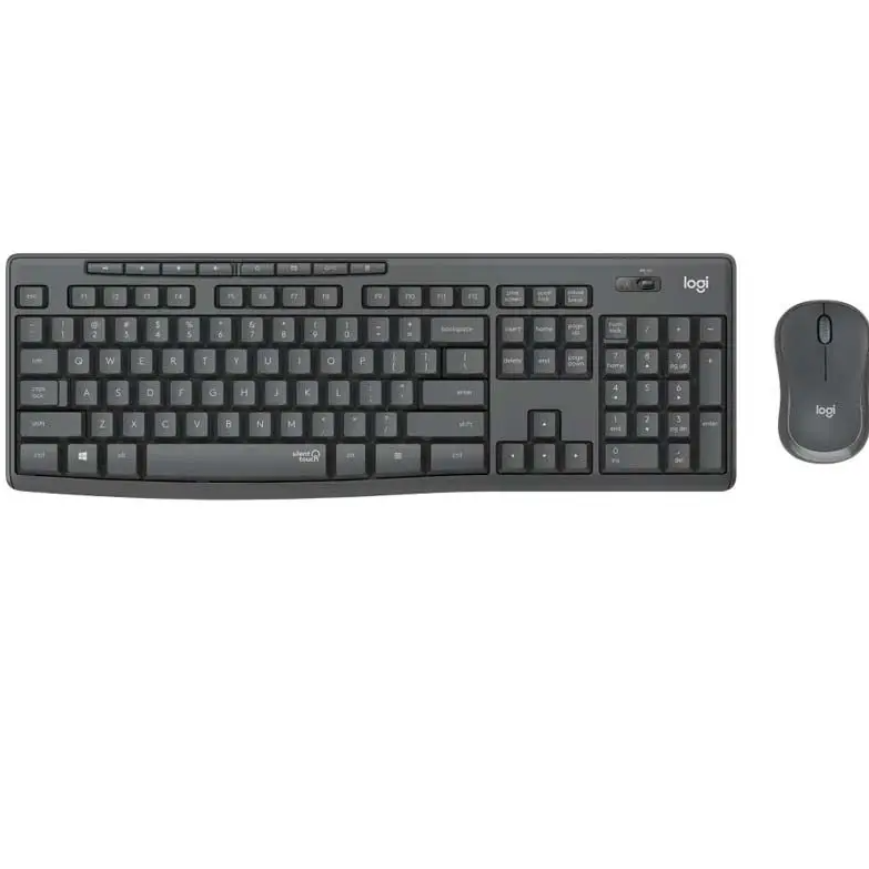 Logitech MK295 Silent Wireless Keyboard & Mouse, Spanish