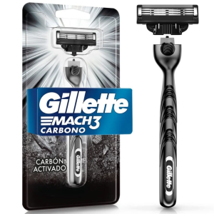 Gillette Mach3 Carbon Razor (handle + 1 cartridge)