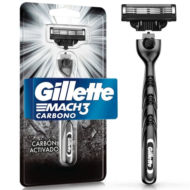 Gillette Mach3 Carbon Razor (handle + 1 cartridge)