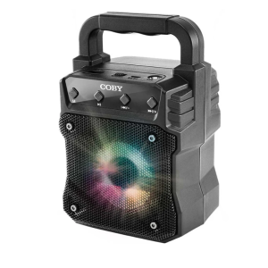 Coby Mini Rechargeable Speaker with Rhythmic Lights