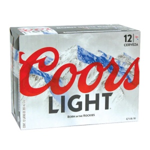 Coors Light, 12-Pack Cans