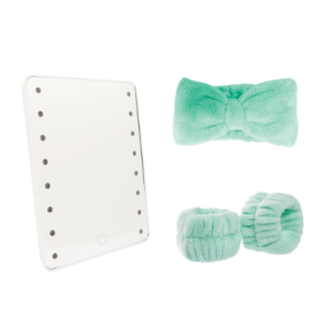 Danielle Creations LED Mirror & Hair Accessory Set, 4 Pieces