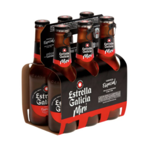 Estrella Galicia, 6-Pack Mini Bottles 200ml