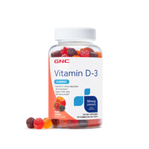 GNC Vitamin D3 Gummies, Peach & Berry