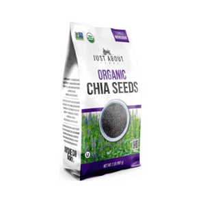 Just About Foods Organic Chia Seeds 907g / 2lb