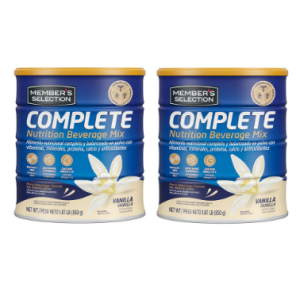Member's Selection Complete Nutritional Powder, Vanilla, 2 units / 850g