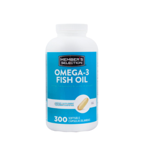 Member's Selection Fish Oil with Omega-3, 300 capsules