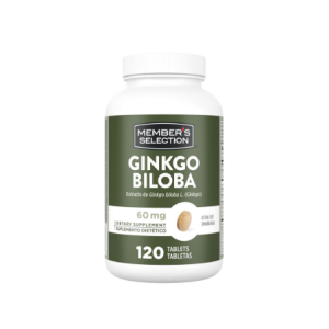 Member's Selection Ginkgo Biloba 60mg, 120 tablets