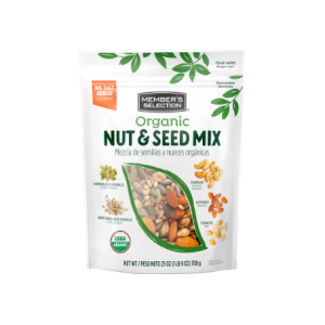 Member's Selection Organic Nut & Seed Mix 708g / 25oz