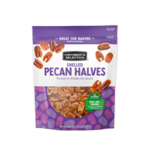 Member's Selection Pecan Halves, Shelled and Unsalted 907g