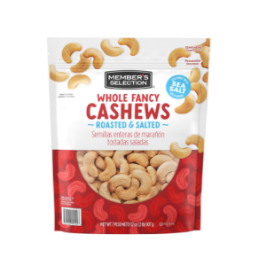 Member's Selection Roasted Salted Cashews 907g / 32oz