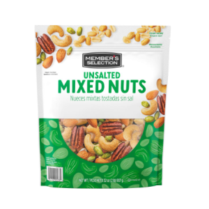 Member's Selection Roasted Unsalted Mixed Nuts 907g / 32oz