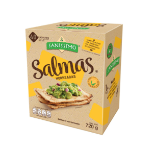 Sanissimo Salmas Baked Corn Crackers, 40 units / 18g