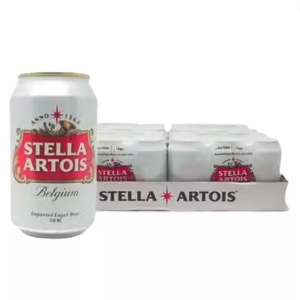 Stella Artois, Case of 24 Cans 330ml