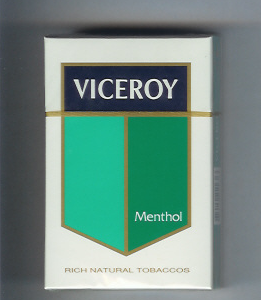 Viceroy Menthol Cigarettes, 20 pack