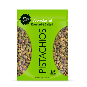 Wonderful Roasted Salted Shelled Pistachios 680g / 24oz