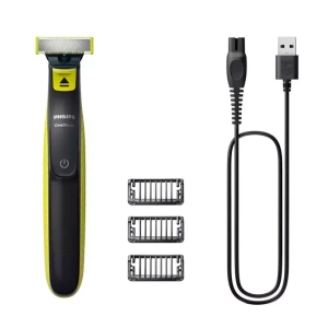 Philips OneBlade Face Shaver, Stainless Steel Blade, 45 min