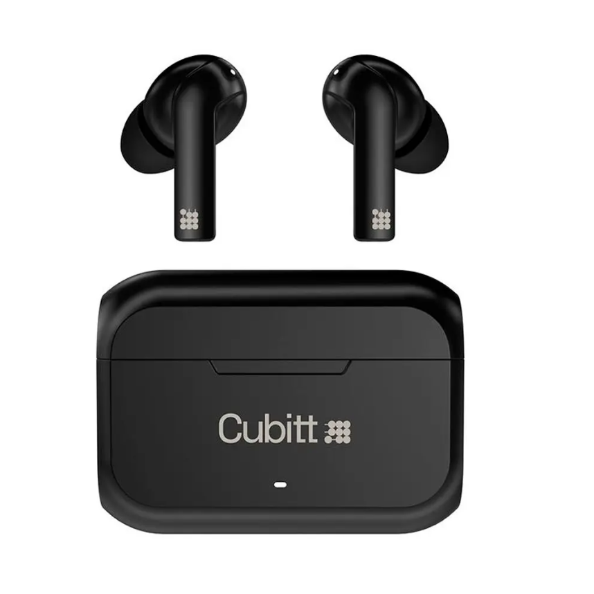 Cubitt Wireless Earbuds Gen2, Bluetooth IPX5, Black