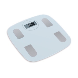 Camry Personal Scale with Body Fat Monitor, White