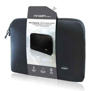 ArgomTech Neoprene Laptop Sleeve, up to 14", Black