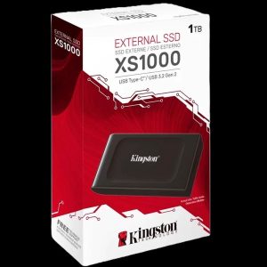 Kingston XS1000 Portable SSD 2TB, USB-C, Black